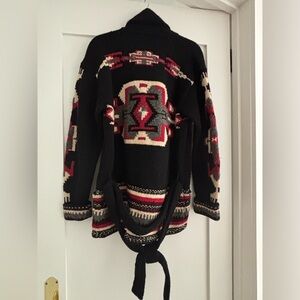 Vintage Ralph Lauren Aztec sweater coat